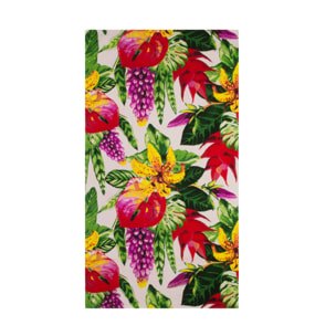 Telo Mare Grande 100x180 Spugna Maui Flower D15
