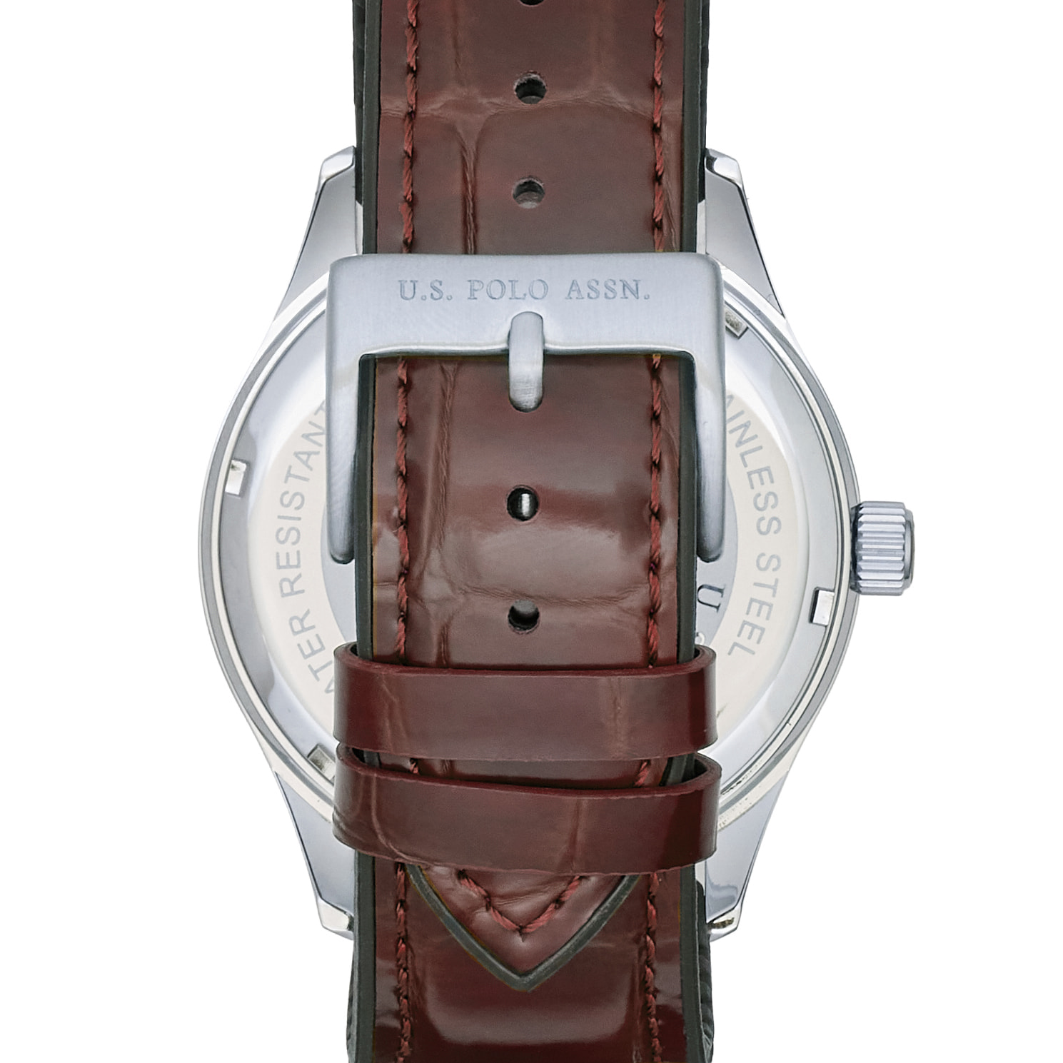 Orologio U.S. Polo Assn. con cinturino in marrone