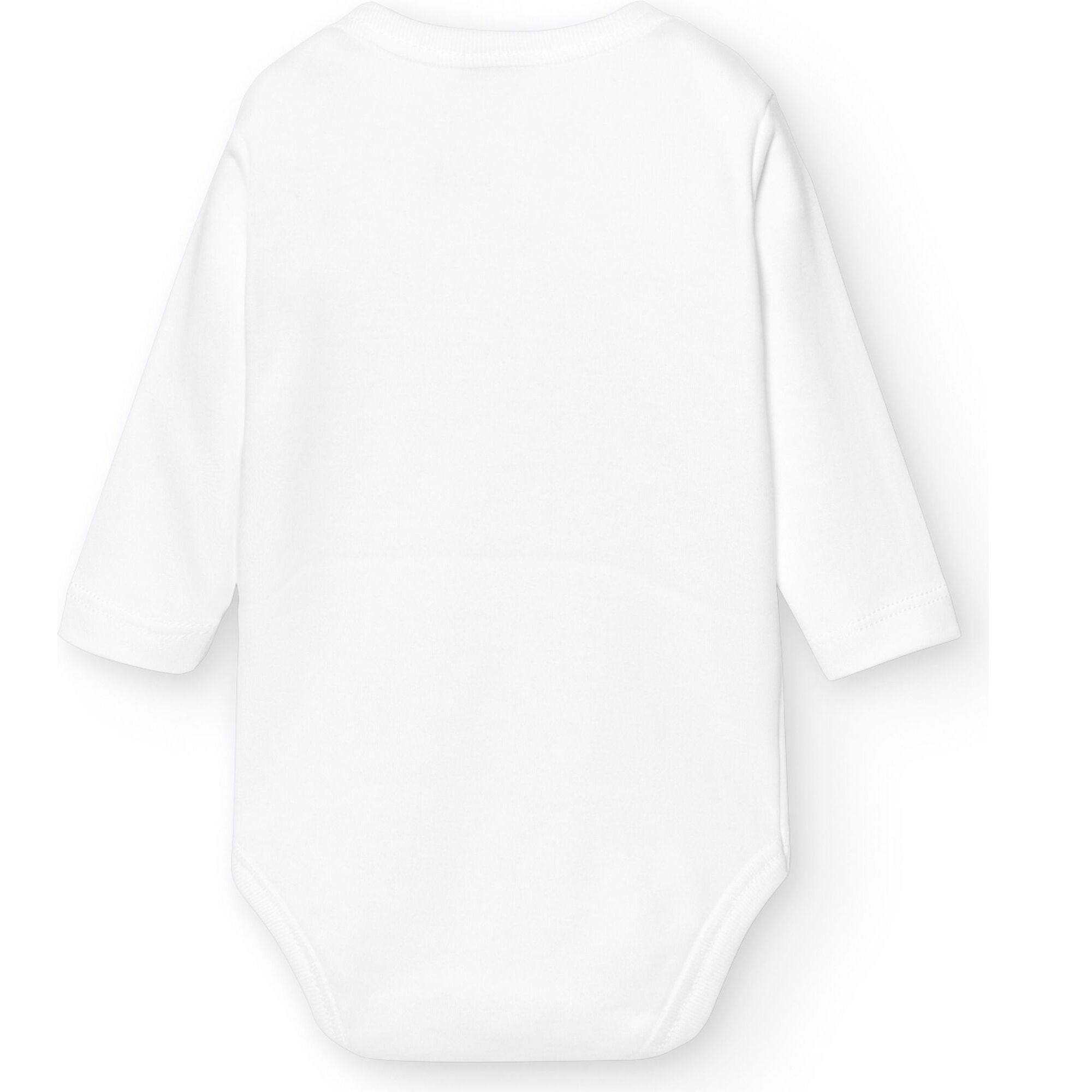 Body bebé manga larga cuello americano