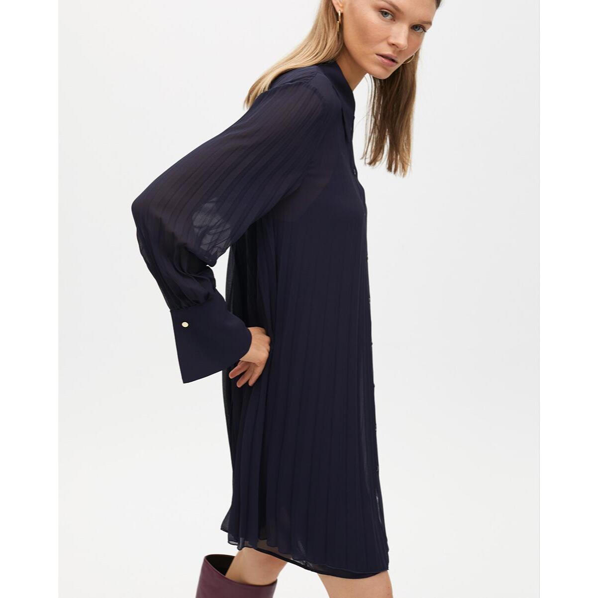 Vestito Corto Plissé