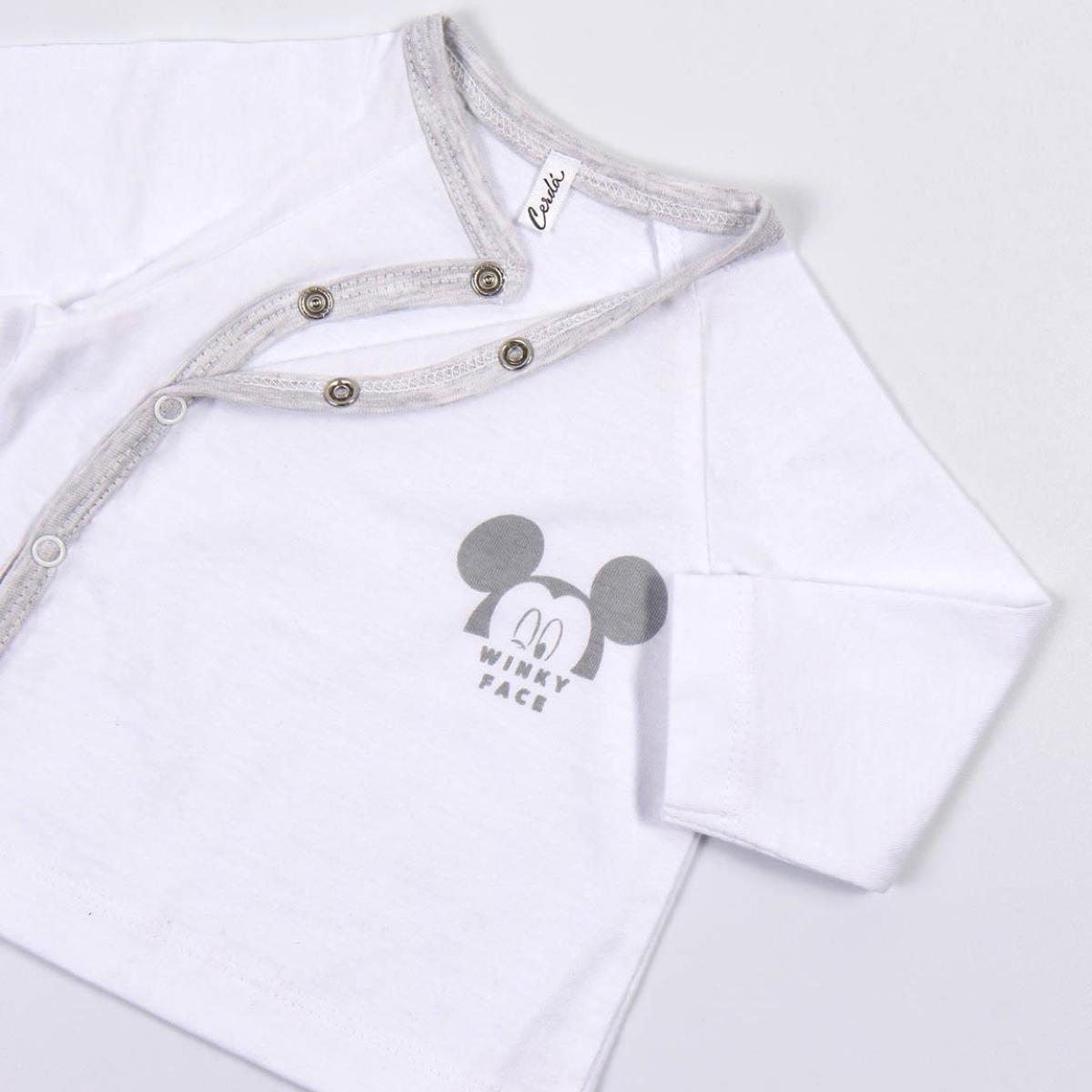 Kit Regalo benvenuto al mondo Mickey Mouse Lui Disney Bianco