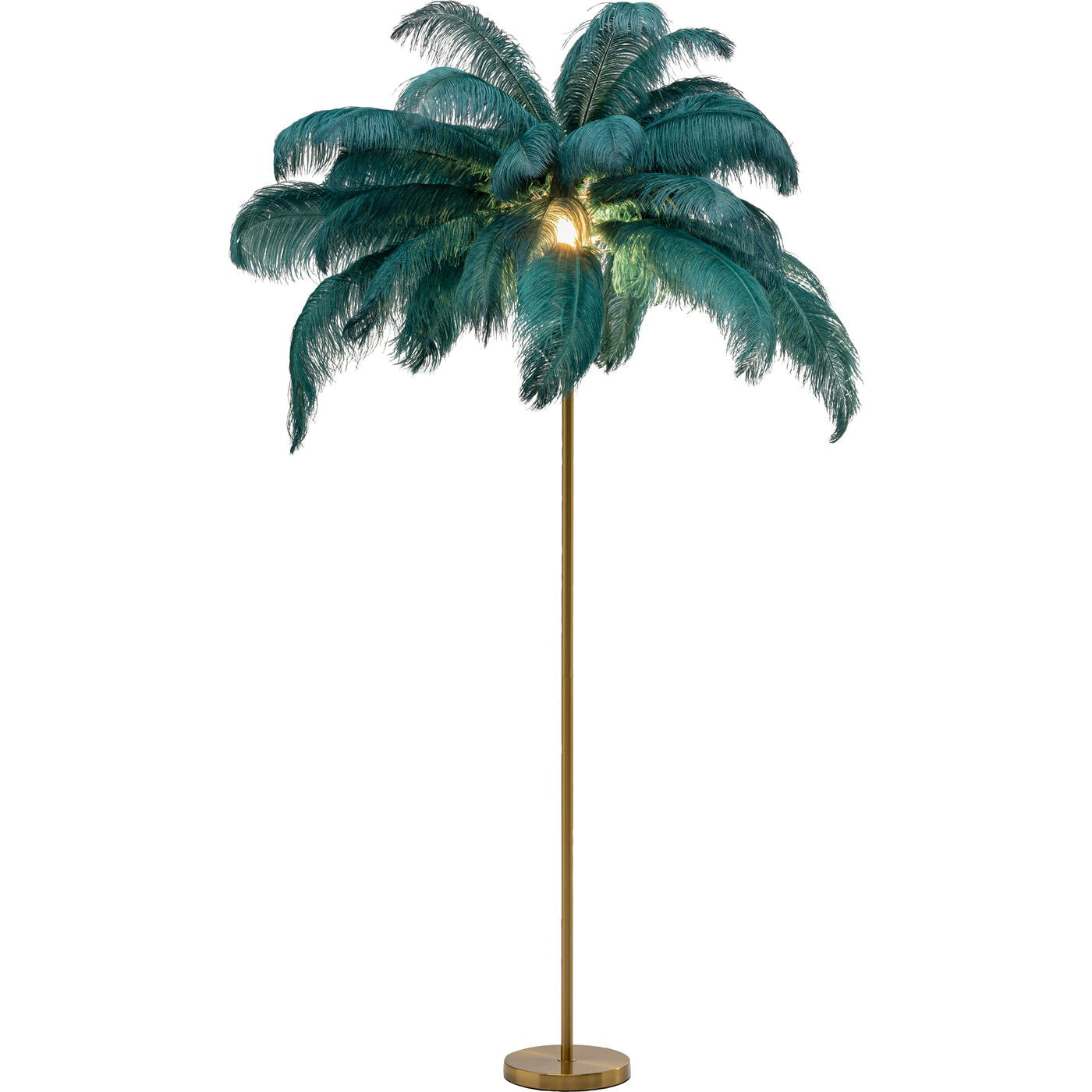 Lampadaire plumes 165cm vert Kare Design