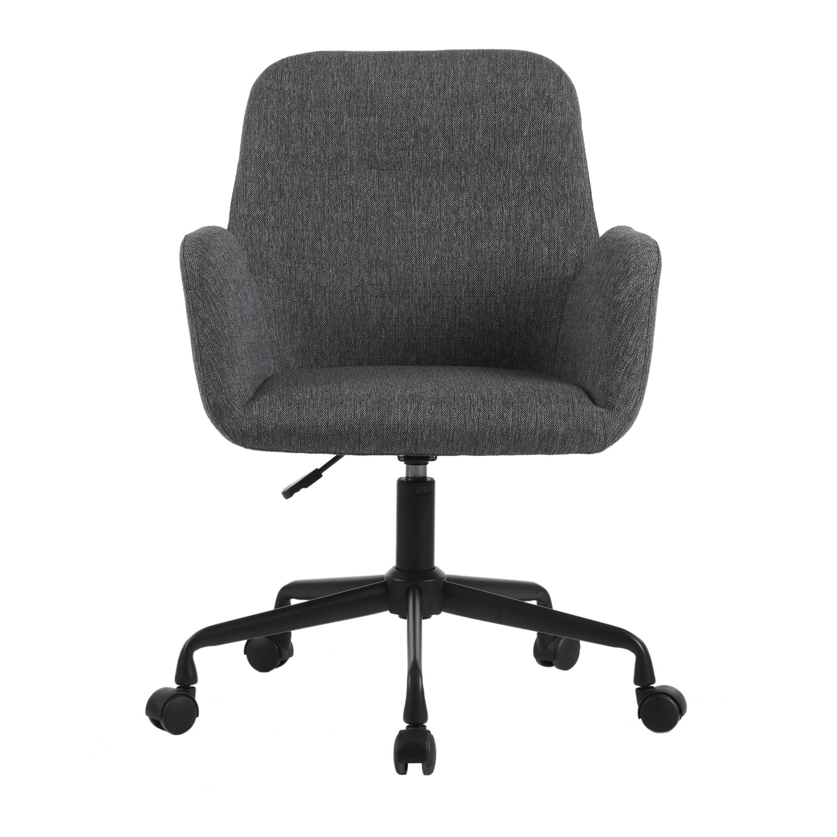 Silla de estudio Mael tela gris moteado 90x61x64 cm