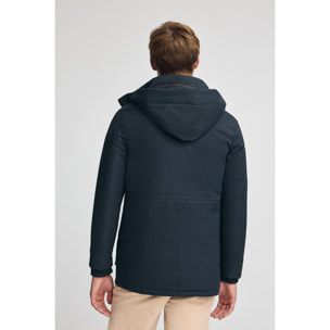 Parka Mitte azul marino con logo Polo Club