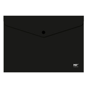 PACK 12 UNITA' FOLDER CON CHIUSURA A BUTTON A4 NERO