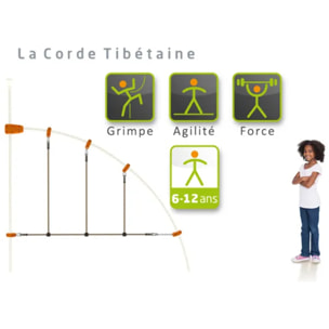Corde tibétaine pour structure de jeux EVO