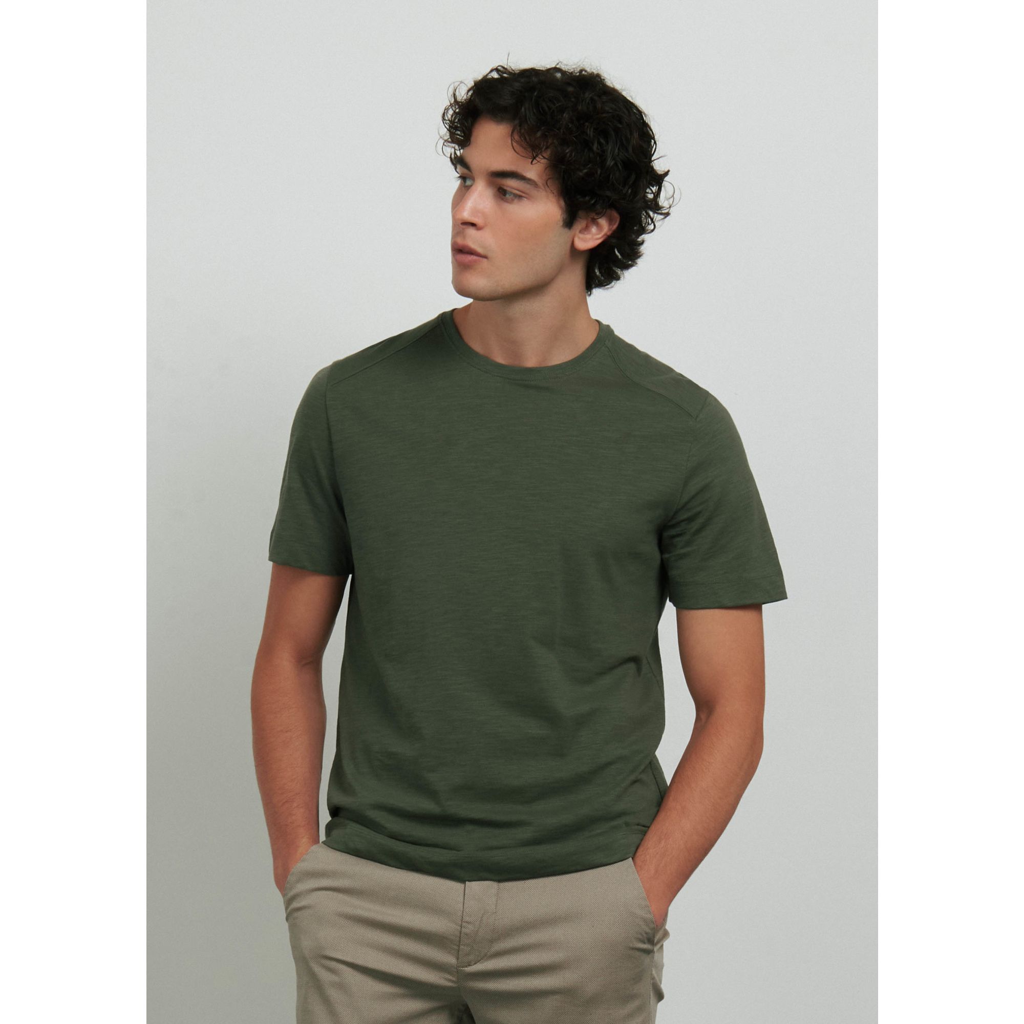 T-SHIRT VERDE MILITARE CONBIPEL