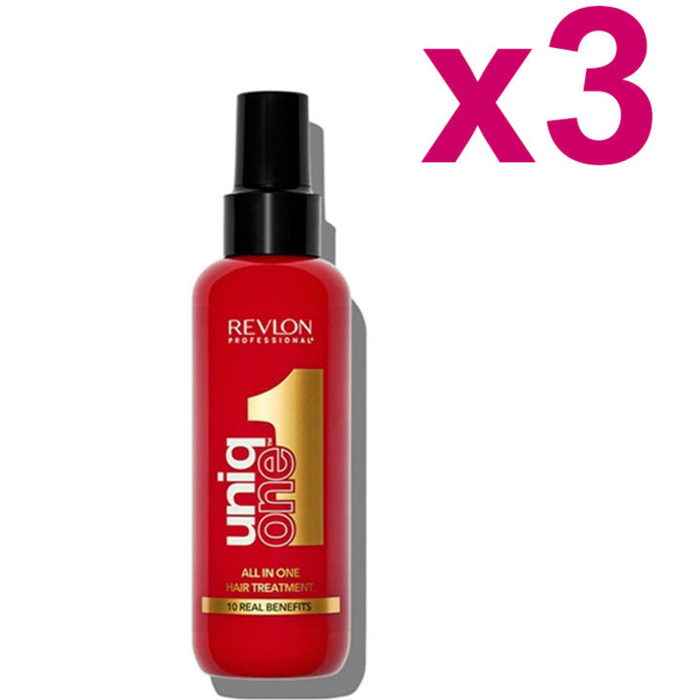 UNIQ ONE Kit All in one Hair Treatment 10 in 1 Classic Fragrance 3  Piezas x 150ml