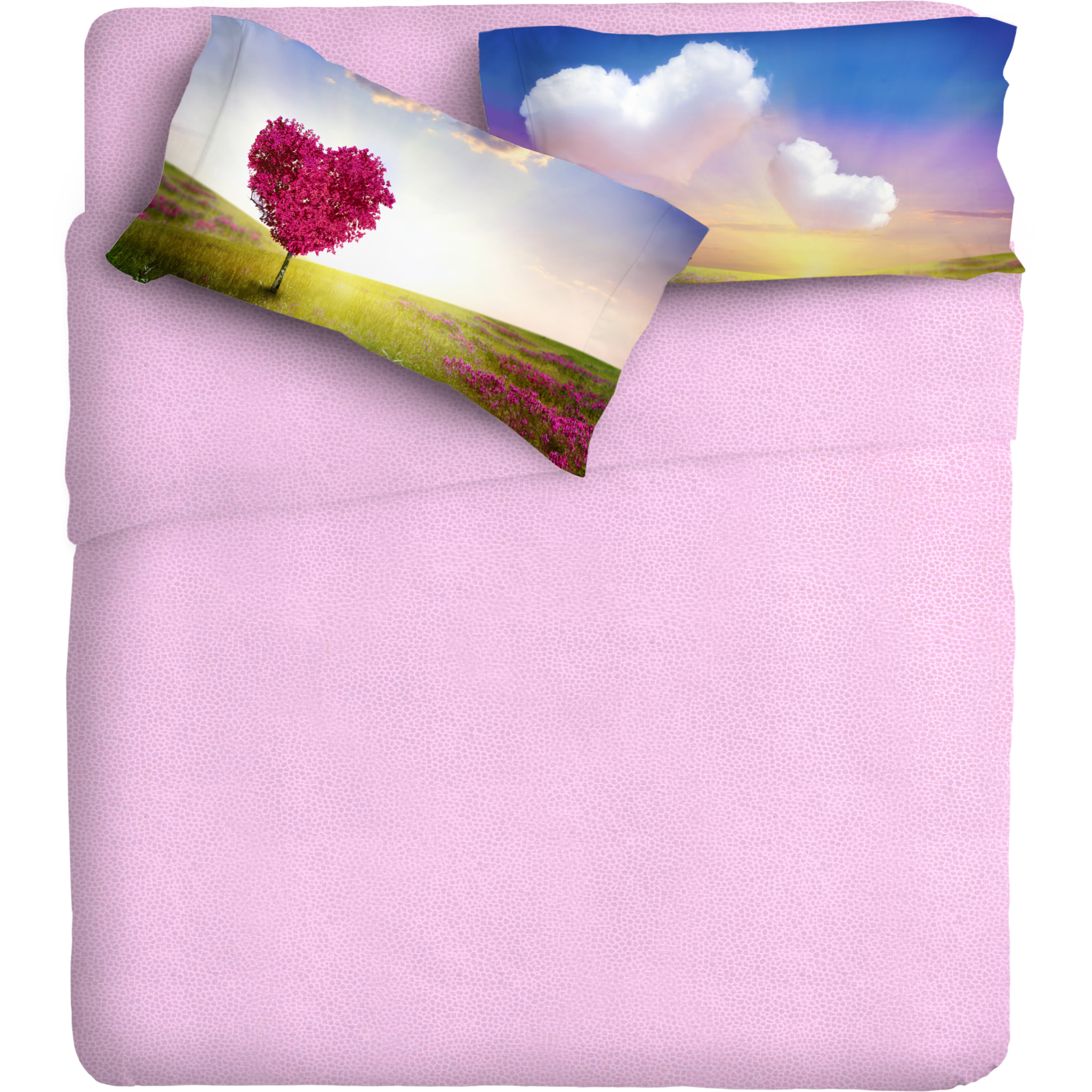 Completo letto fotografico Fine-Art IPERSAN Puro Cotone Albero