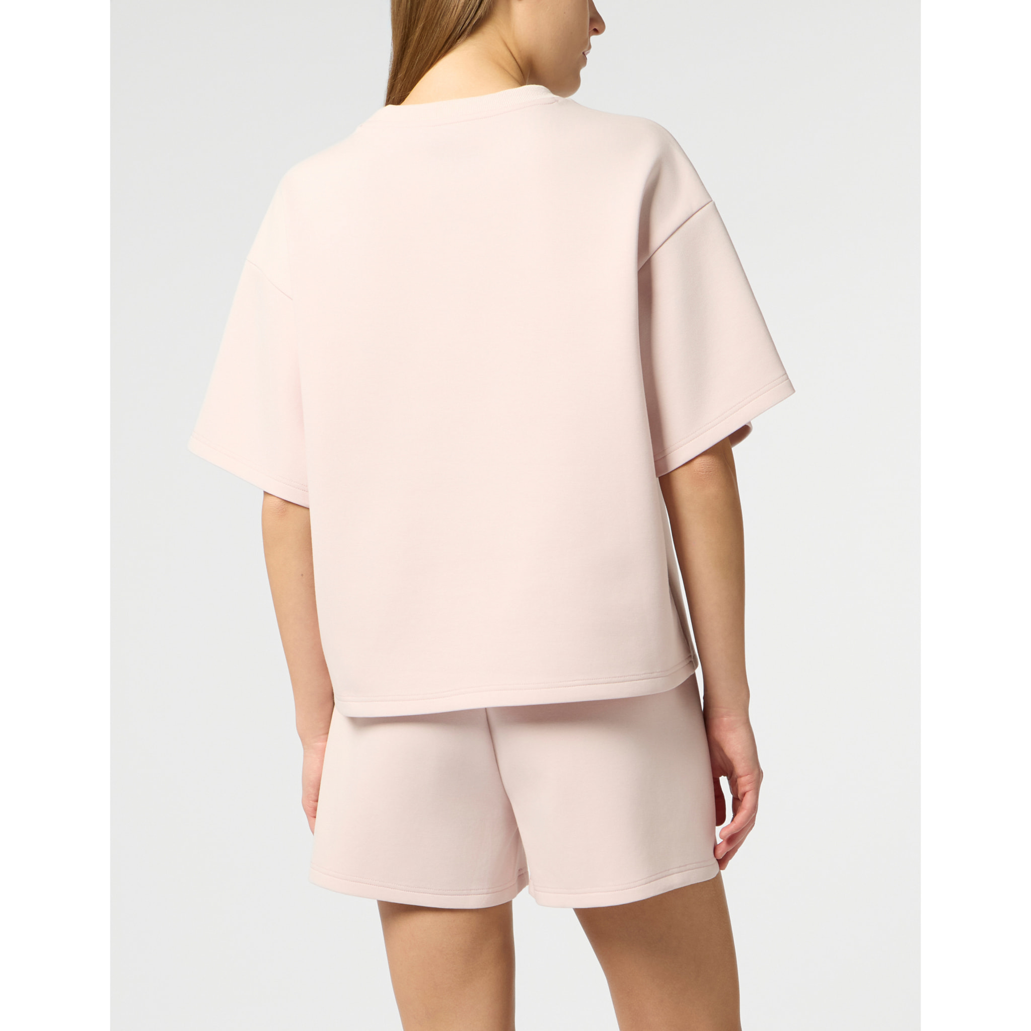 PLEIN SPORT Round Neck T-Shirt Icon Scratch