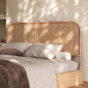 Tête de lit 160 cm en rotin naturel - Grace
