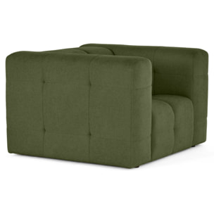 Suzano - fauteuil en tissu texturé - Vert