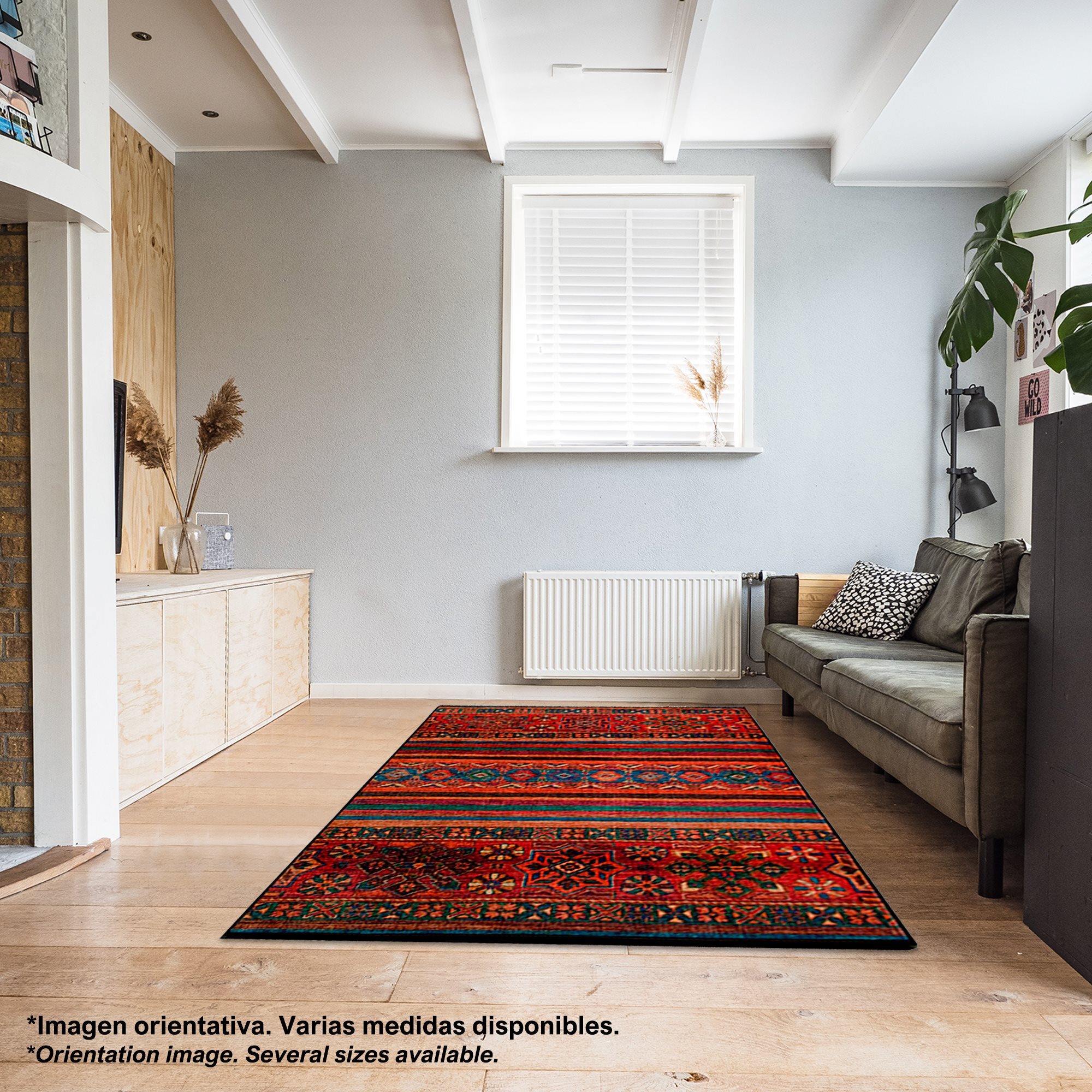 Alfombra de Poliester estampada 60 x 100cm