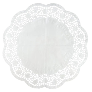 Lot de 15 napperons papier ronds pour tartes et gâteaux Zenker