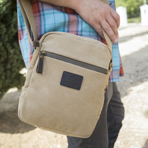 Bandolera Hombre Textil Lois Hubbard Camel