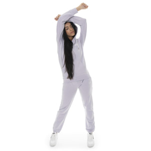 Chándal básico de algodón con cremallera y capucha para mujer de Leone Basic.