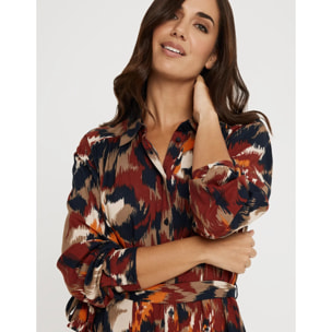 Vestido Largo Estampado - Arara