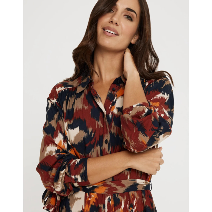 Vestido Largo Estampado - Arara