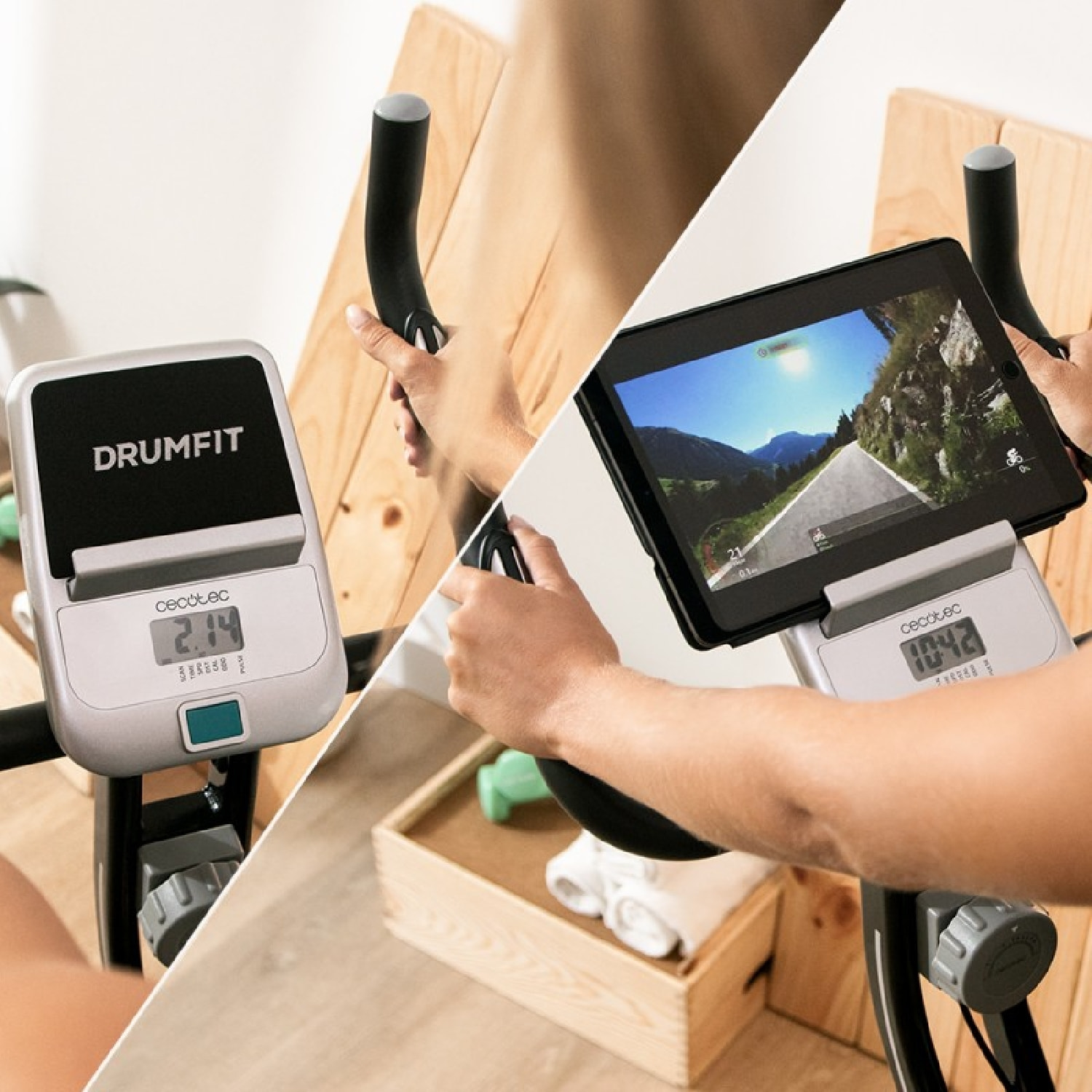 Cecotec Vélo d'appartement DrumFit X-Bike Neo Pro