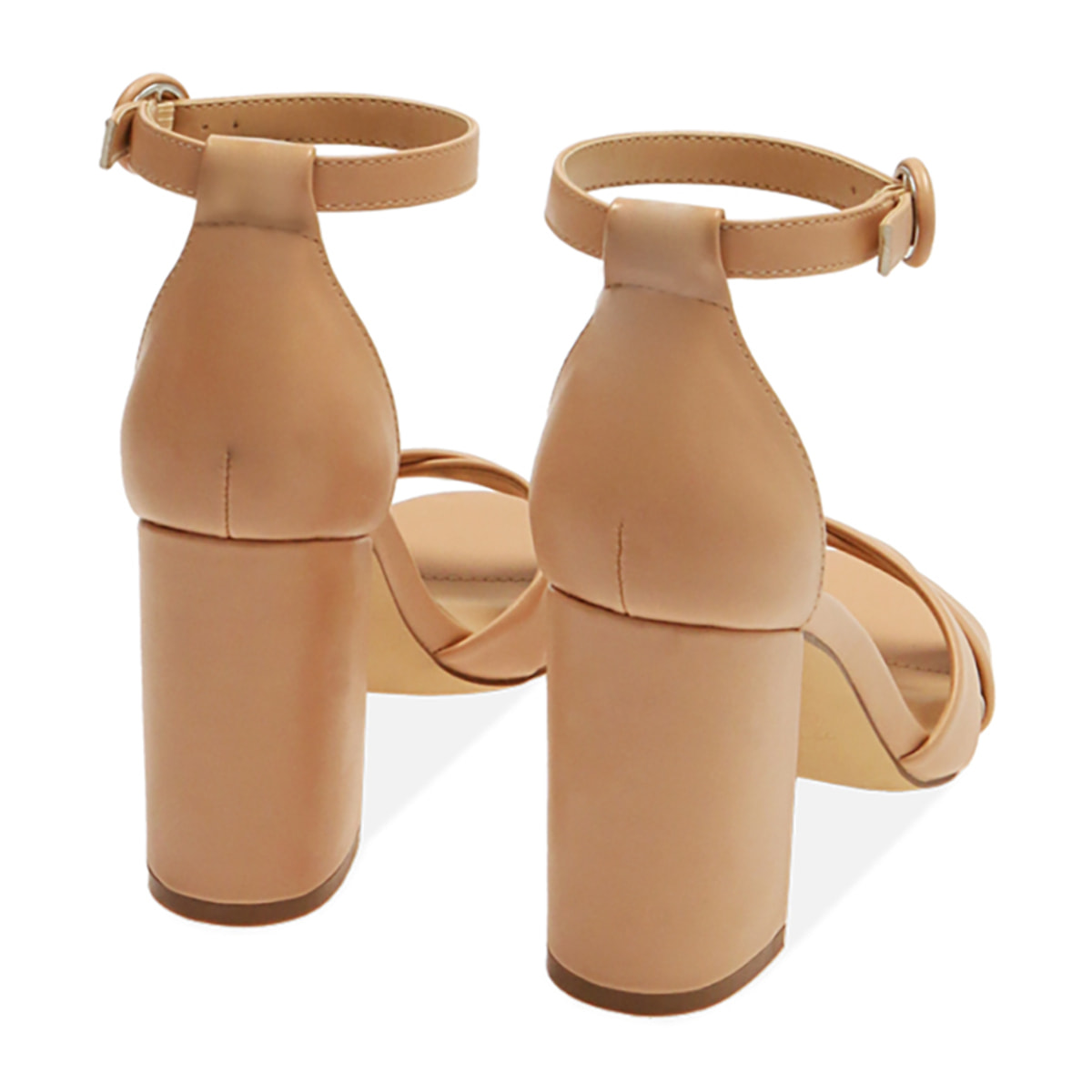 Sandalias nude, tacón de 9 cm