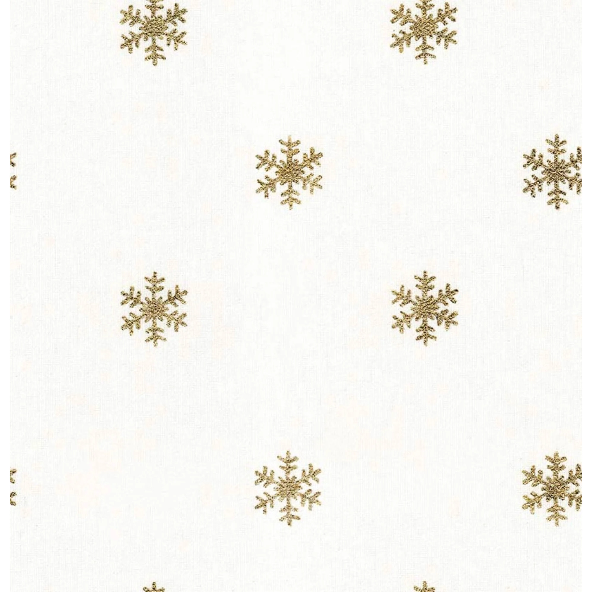 Nappe en résine Anti-tâches Snowflakes Gold