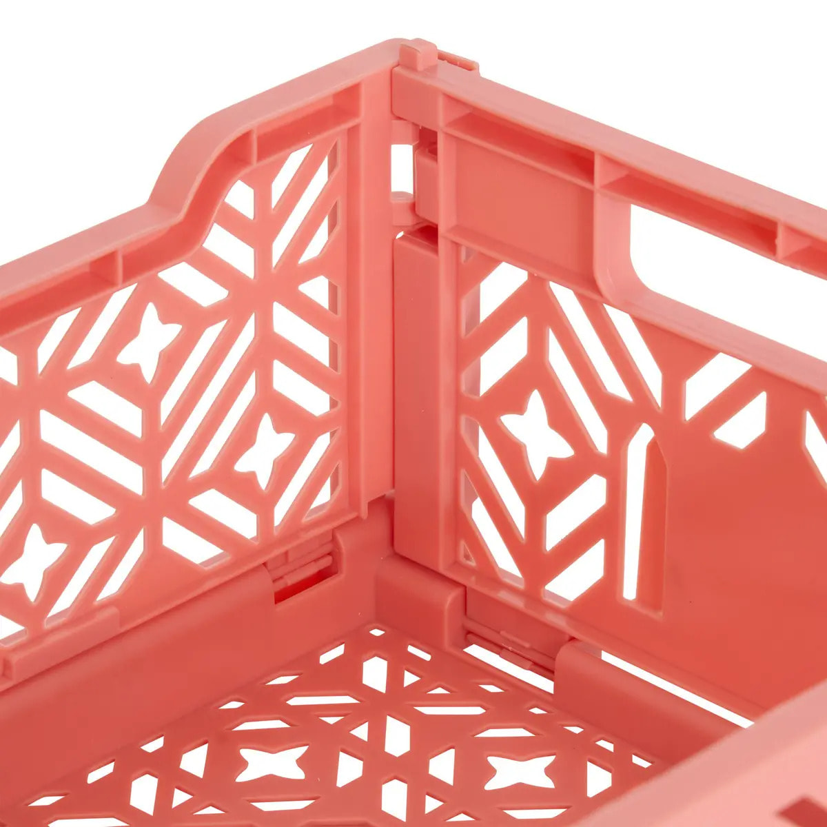 Cagette pliable Arry 30x20cm corail