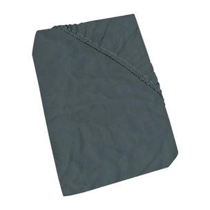 LENZUOLO SOTTO WATERWASHED, con angoli, 100% Microfibra, No Stiro - SALVIA