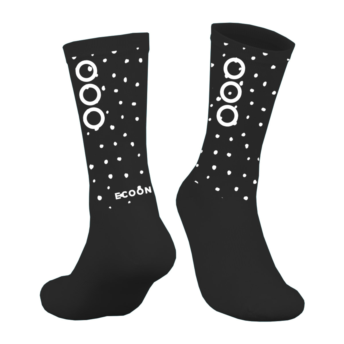 Calzini da ciclismo ECOON Aubisque neri