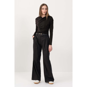Kocca - Maglia a maniche lunghe con drappeggi Donna