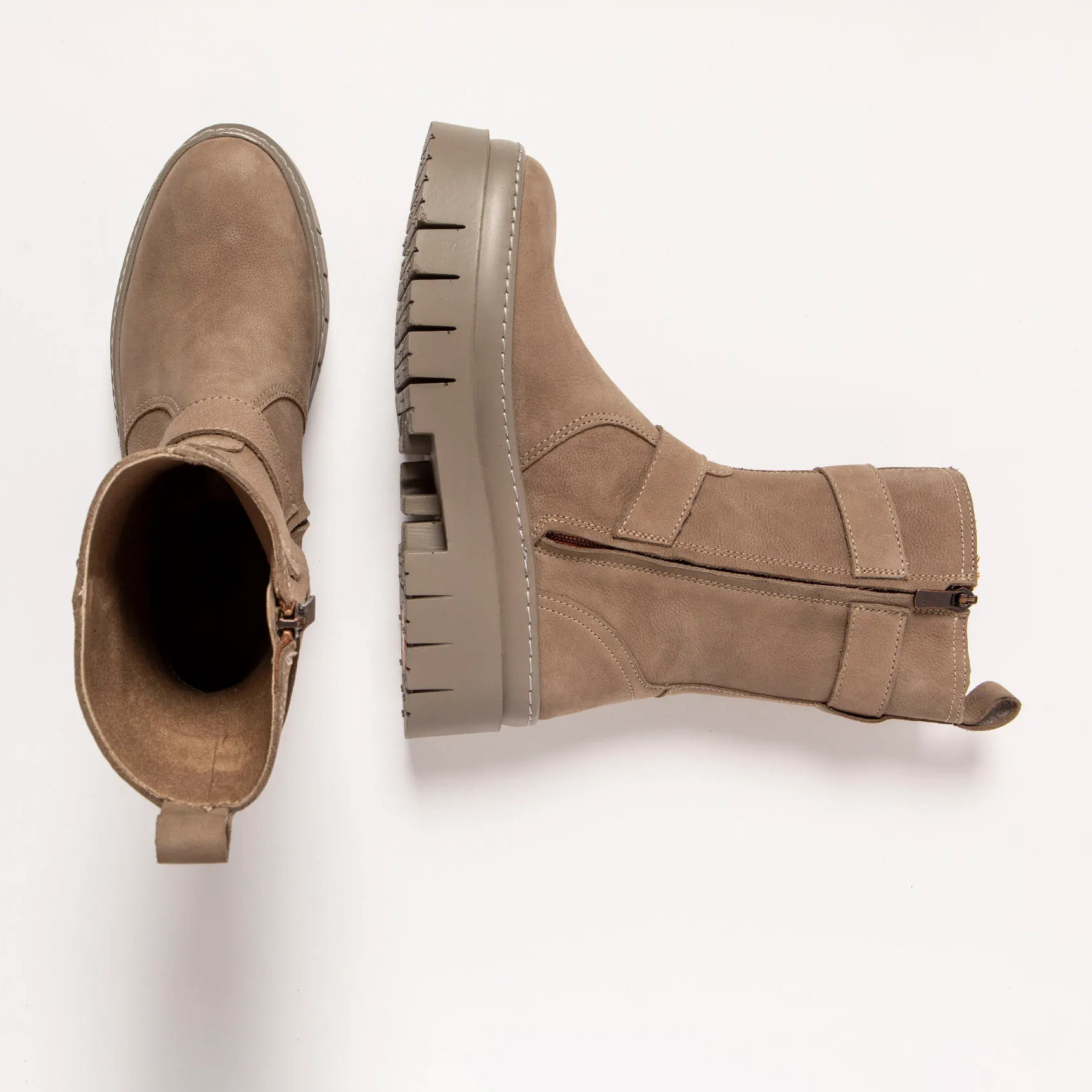 Botines 1958 NOBUCK TAUPE/AMBERES color Taupe