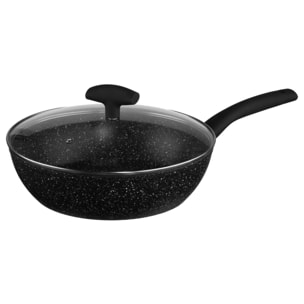 Sauteuse aluminium forgé "Caractère" 28cm