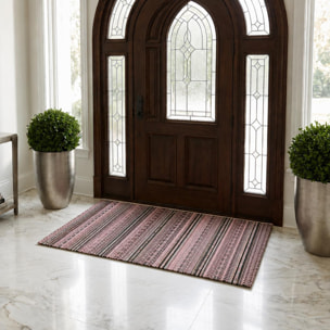 Tapis artisanal DAHO, tapis fin sans velours : Kilim