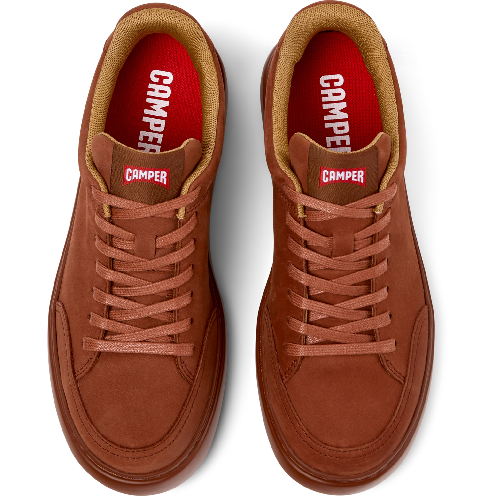 Zapatillas - CAMPER Runner K21 - Rojo - Cuero Nubuck