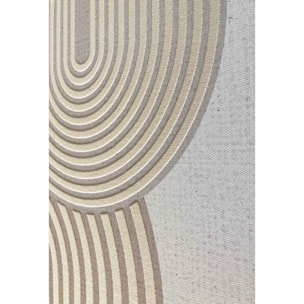 Cuadro Saphe poliéster crema 93x63x4 cm