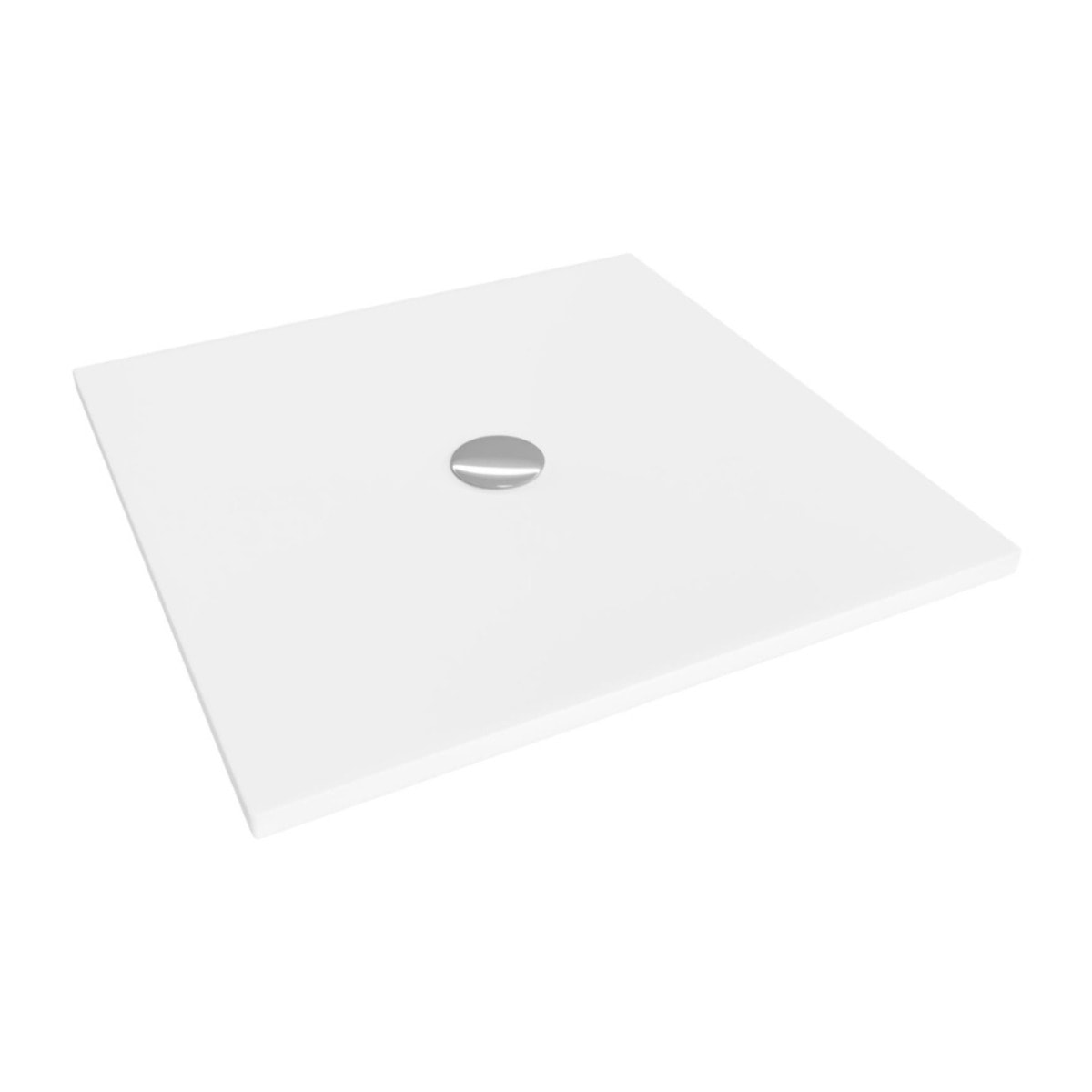 by Kaldewei Receveur de douche carré 80x80 cm acier émaillé, blanc (SATSVFEEL80Q)