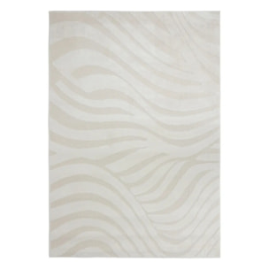 Tapis effet laine Anoai blanc 150x100cm