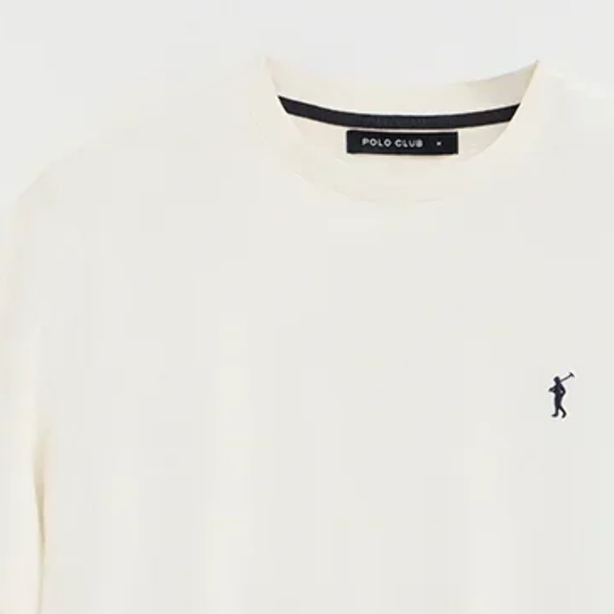 Maglietta ecrù a maniche corte e ricamo Rigby Go