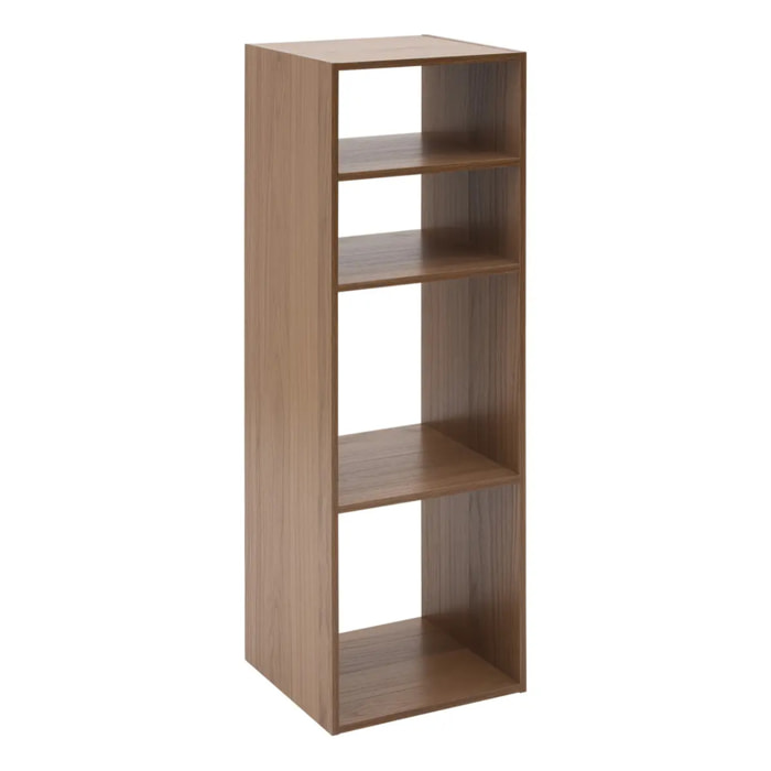 Étagère Mix'N Modul 4 cases rectangulaire 32x34,5cm marron