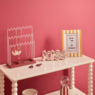 Porte-bijoux Cherie rouge 23x9,5cm