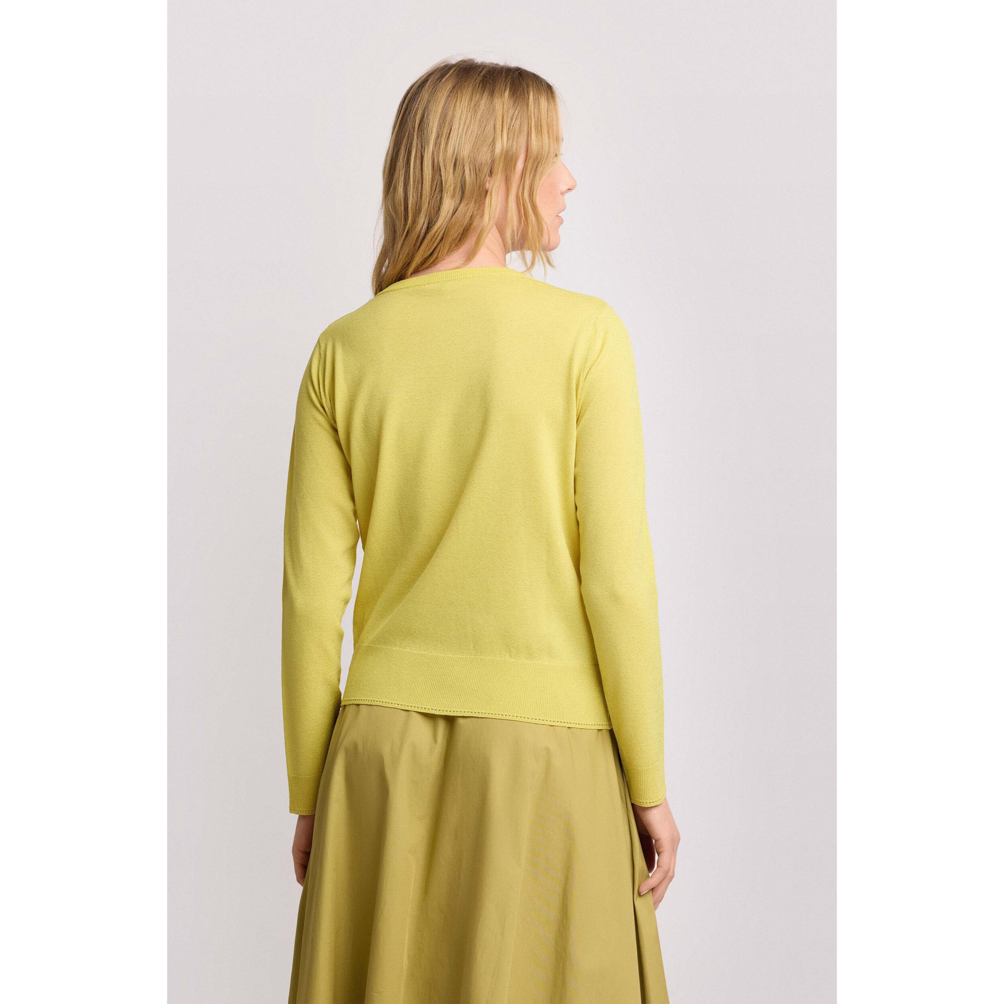 Kocca - Maglia minimal con scollo a V Donna, Tinta unita, Scollo a V