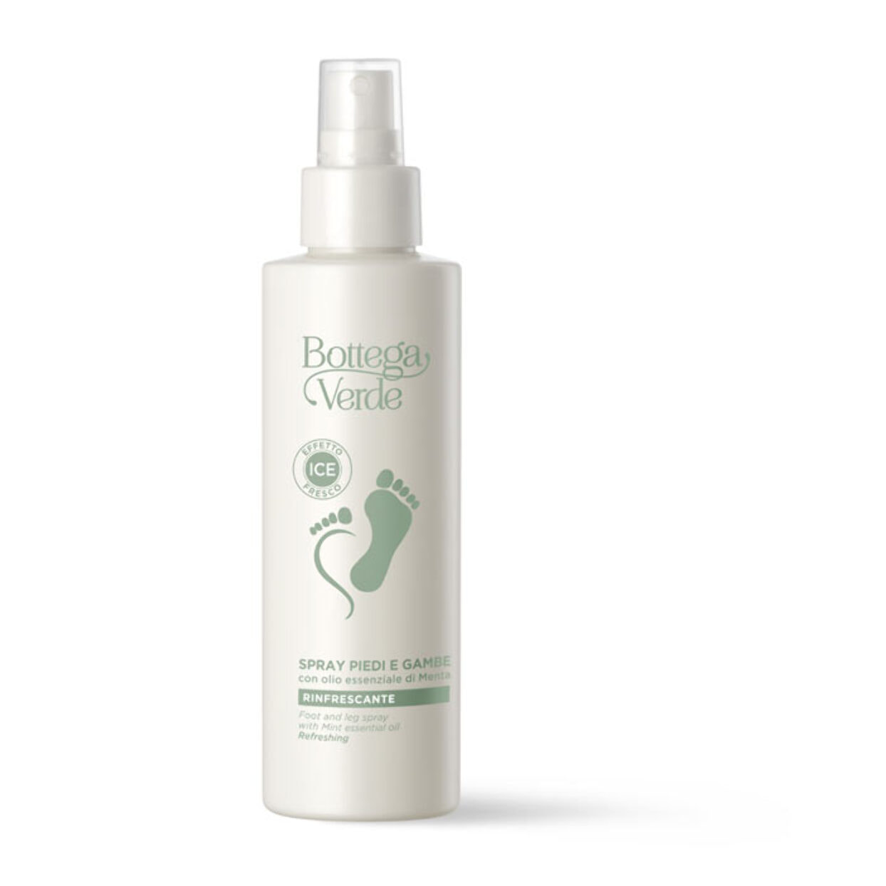 Spray pies y piernas, con aceite esencial de Menta (125 ml) - refrescante