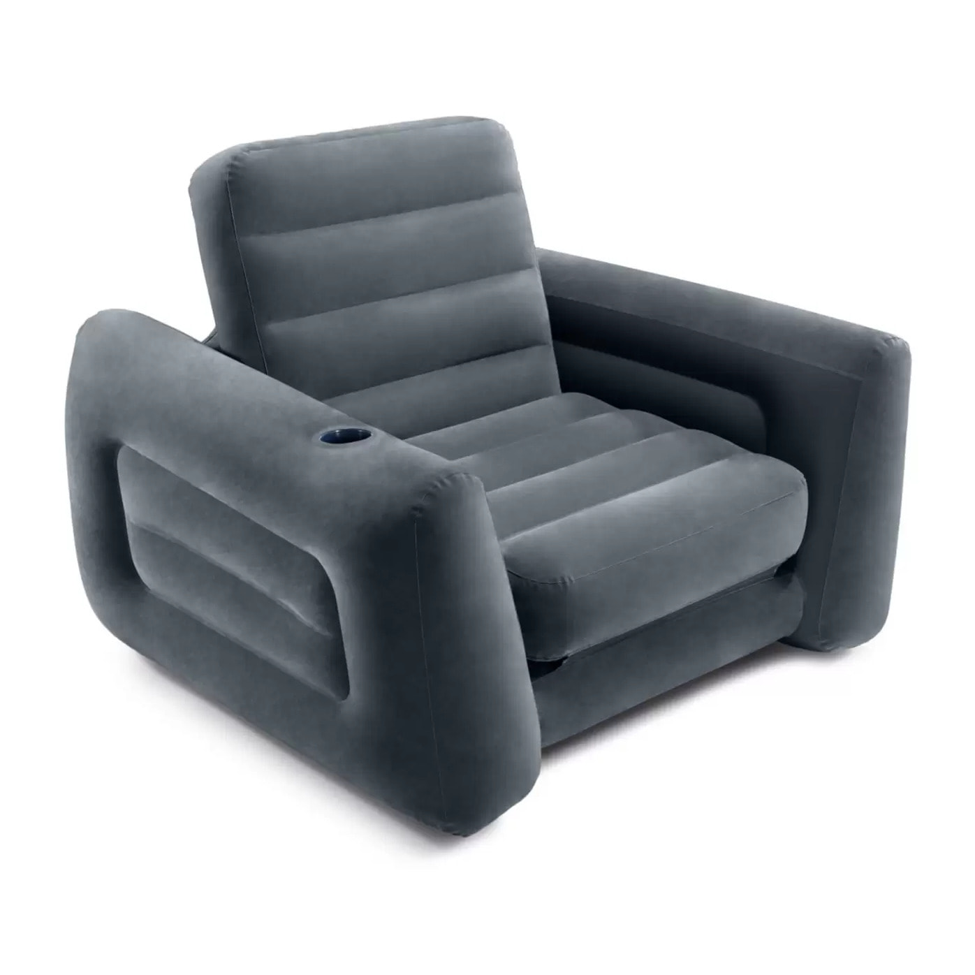 Sillón cama hinchable Intex, 1 plaza, 117x224x66 cm