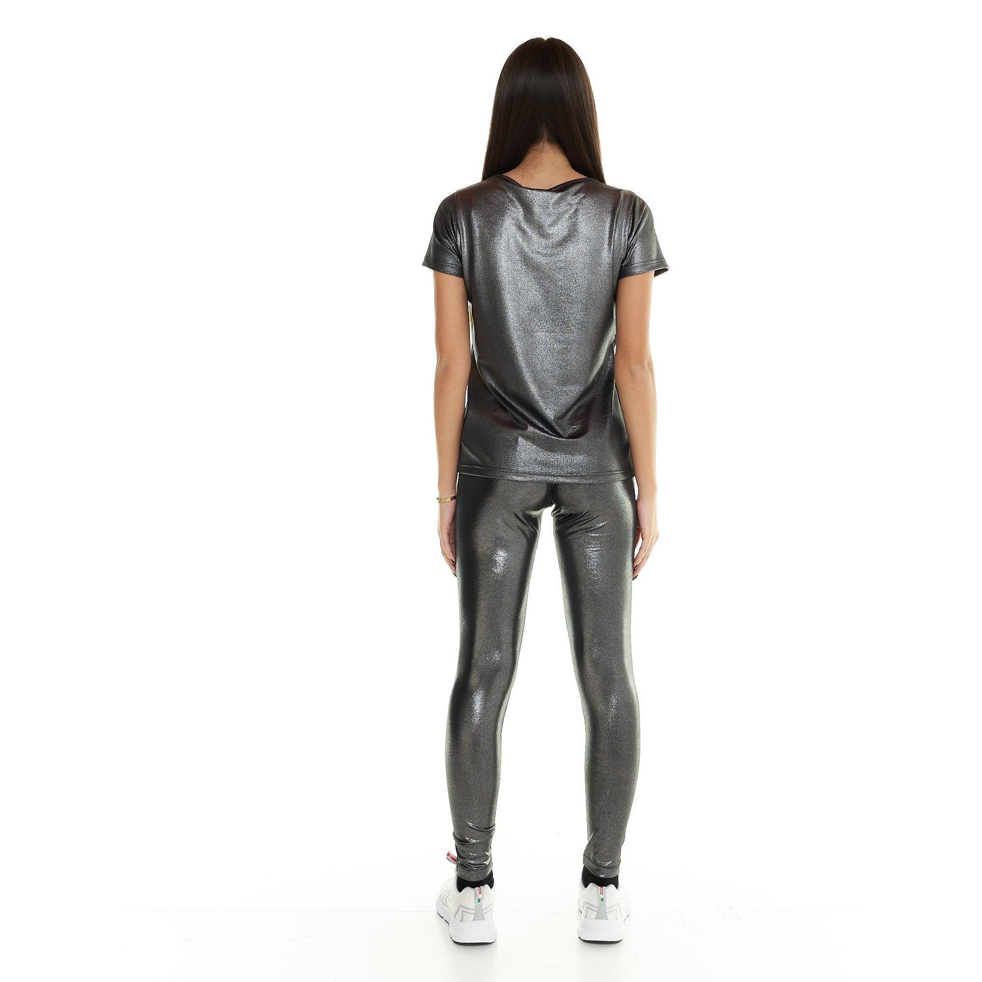 Legging Leone de lúrex para mujer Greyss