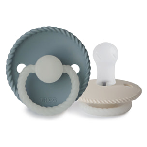 Frigg Pack 2 Chupetes Night Silicona Rope
