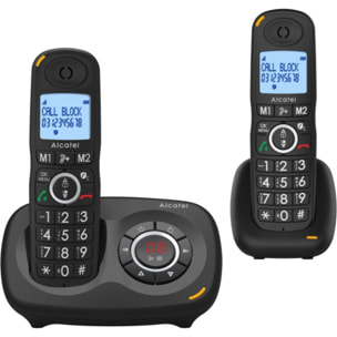 Téléphone sans fil ALCATEL XL595 Voice Duo Noir