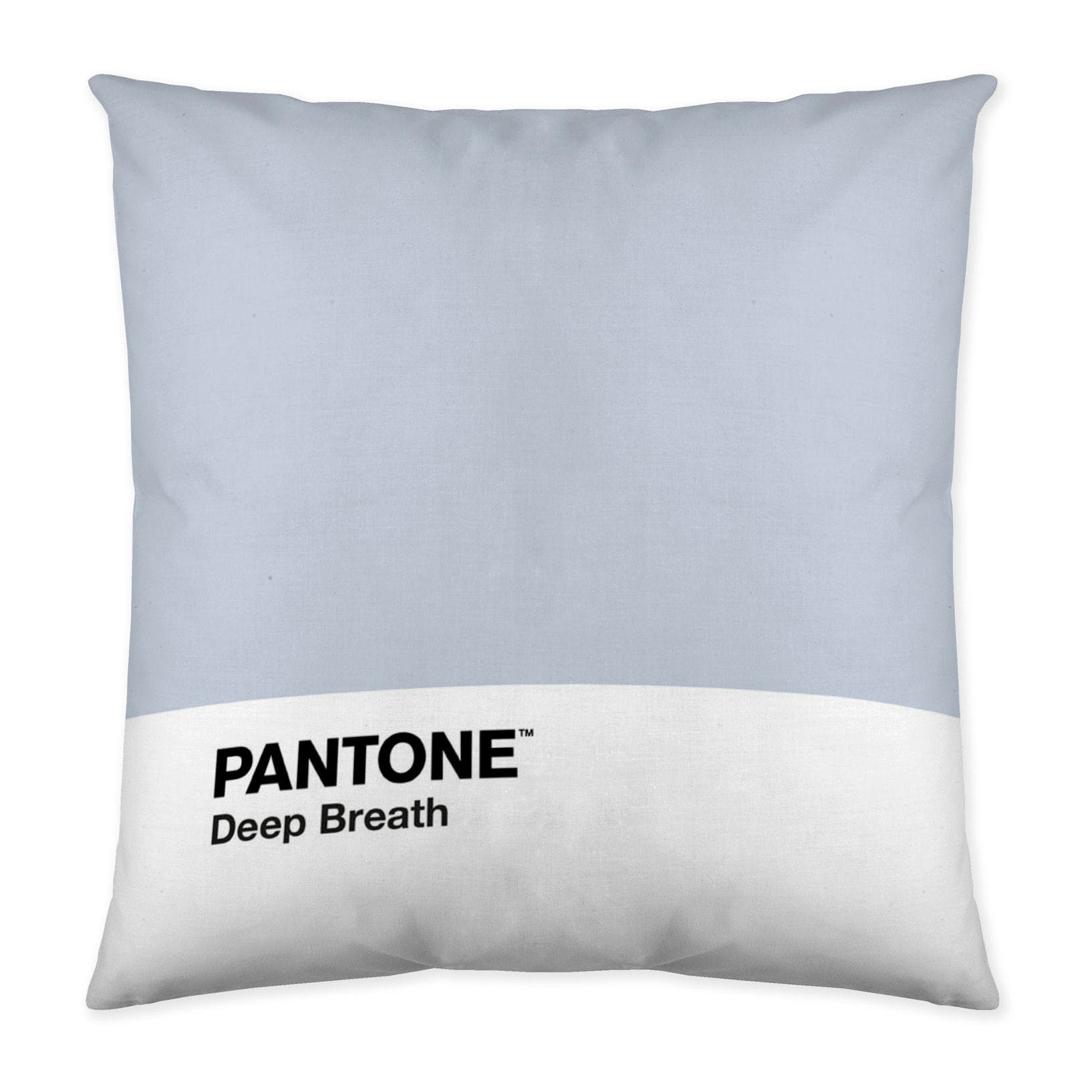 Pantone - Funda de Cojín Estampado - Con Cremallera - Sin relleno - 100% Algodón - Deep Breath