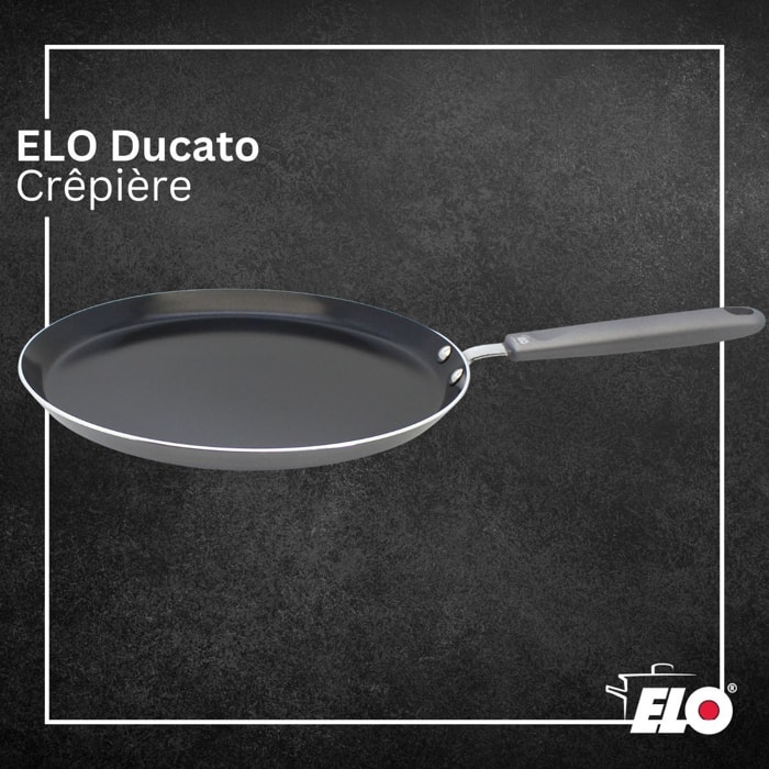 Poêle à crêpes 26 cm antiadhésive sans PFAS Elo Ducato