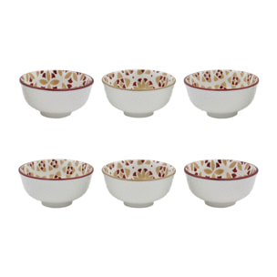 Lot de 6 petits bols, SABELA