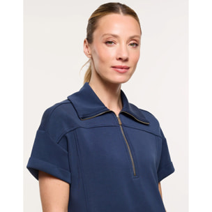 Vestido Corto Azul Marino - Elika