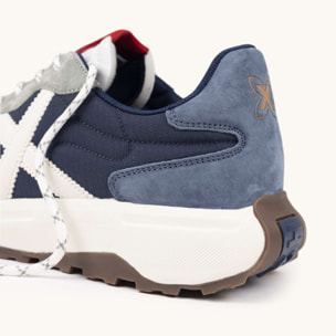 Zapatilla Urbana con Suela de Volumen y Contraste Azul MUNICH BABEL 14